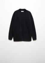 Gilet long fille en maille fine – Mango