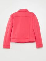 Veste fille zippée asymétrique – Kiabi (Noir ou Rose) - Image 7