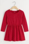Robe fille H&M – Rouge à manches longues