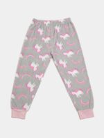 Pyjama chaud fille "Unicorn & Rembo" – Rose & Gris – Pepco - Image 4