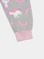 Pyjama chaud fille "Unicorn & Rembo" – Rose & Gris – Pepco - Image 5