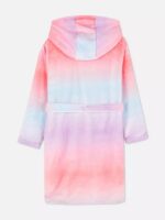 Peignoir fille Primark à capuche multicolore pastel – du 6 ans au 14 ans - Image 3