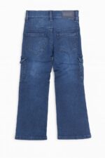 Pantalon jean fille style Samurai – 2 coloris - Image 3