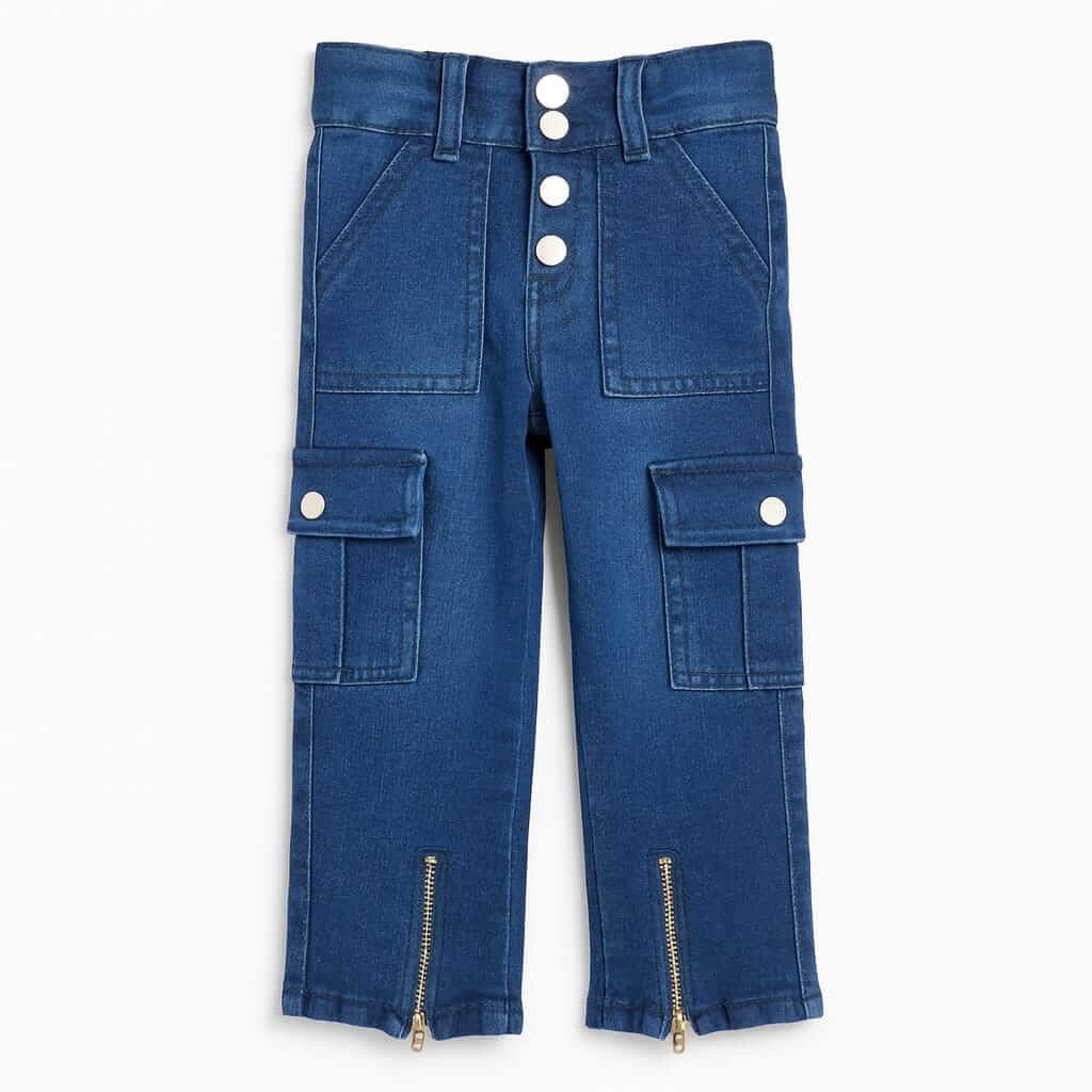 IMG-20250823-WA0033 Pantalon jean fille style Samurai – 2 coloris - Image 1