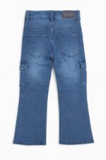 Pantalon jean fille style Samurai – 2 coloris - Image 4