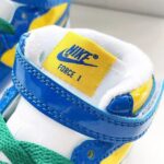 Nike Air Force garçon – Baskets montantes jaune et bleu - Image 4