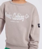 Sweat-shirt garçon Mooks Clothing Co. – Beige - Image 3