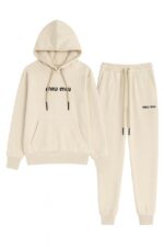 Survêtement fille Miu Miu à capuche – du 6 au 14 ans - Image 2