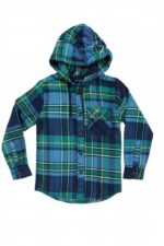 Chemise à capuche garçon à carreaux (2 à 12 ans) - Image 3