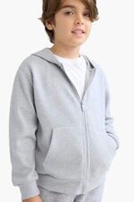 Sweat à capuche mixte chaud – Enfant 8 à 14 ans - Image 4