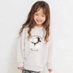 Sweat fille motif adorable – Branshes - Image 4