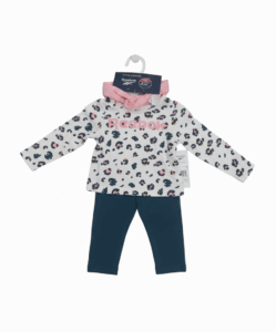 Ensemble bébé fille Reebok imprimé léopard – 12 à 24 mois