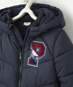 Veste garçon TAPE À L’ŒIL hiver – Patch varsity P - Image 3