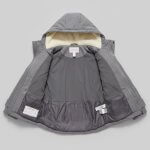 Veste garçon grise doublée chaude - Image 2