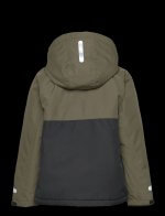 🧥 Veste imperméable garçon – Style bicolore kaki & noir Produit spécial pour garçons ✔️ - Image 2