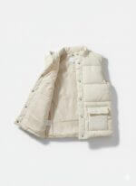 Doudoune sans manches garçon beige – 10 à 12 ans - Image 2