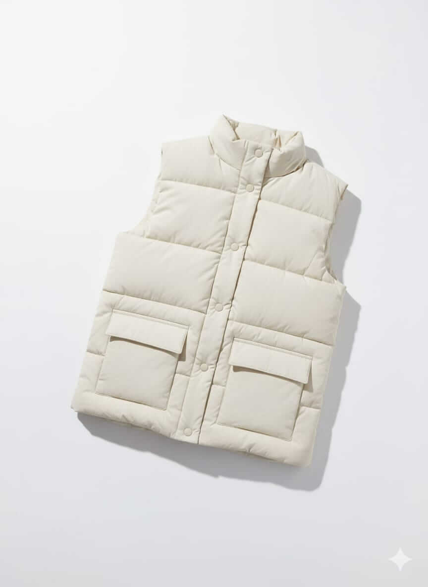 IMG-20251114-WA0017 Doudoune sans manches garçon beige – 10 à 12 ans - Image 1