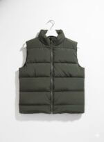 Doudoune sans manches garçon kaki – 8 à 14 ans