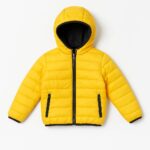 Veste garçon double face – 3 à 14 ans – Bleu/Jaune & Vert/Argent - Image 3