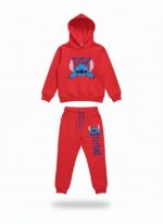 Ensemble fille Stitch – Rouge & Blanc – 4 à 14 ans