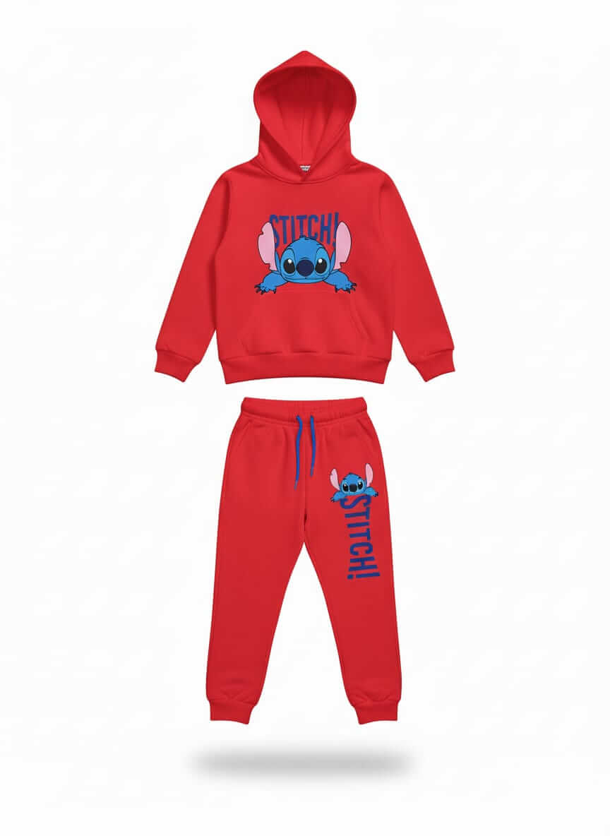 IMG-20251114-WA0048 Ensemble fille Stitch – Rouge & Blanc – 4 à 14 ans - Image 1