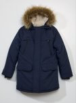 Veste garçon Kiabi bleu marine – Capuche fourrure