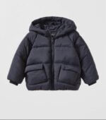 Doudoune bébé fille Zara avec capuche – 9 mois à 3 ans