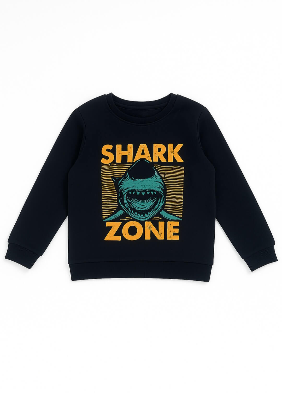 Screenshot_20251108_095957_ChatGPT Sweat garçon bleu nuit à imprimés variés – 6 à 12 ans - Image 1