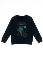 Sweat garçon bleu nuit à imprimés variés – 6 à 12 ans - Image 2