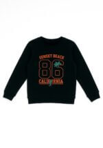 Sweat garçon bleu nuit à imprimés variés – 6 à 12 ans - Image 3