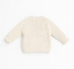 Pull tricoté fille couleur crème – chaud et doux pour l’hiver - Image 2