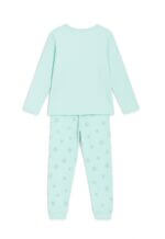 Pyjama fille Primark à manches longues – deux couleurs (rose et vert menthe) - Image 4