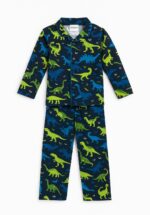 Pyjama garçon imprimé dinosaures et motifs « Epic Vibes » – 3 coloris