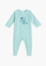 Grenouillère bébé mixte en coton doux – 0 à 1 mois - Image 2