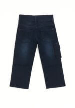 Pantalon cargo fille Barbie – Bleu foncé – 4 à 14 ans - Image 2