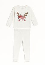 Ensemble pyjama fille Noël – 2 modèles (vendu comme une seule pièce)