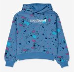 Sweat à capuche fille Lilo & Stitch bleu imprimé – Confort & style