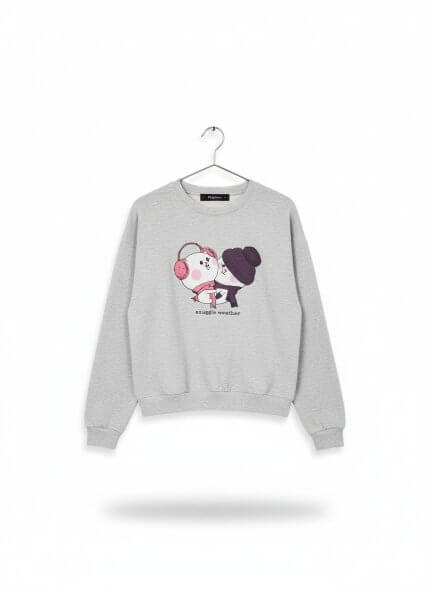 Sweat Femme Imprimé Hiver – Doux, Chaud & Confortable