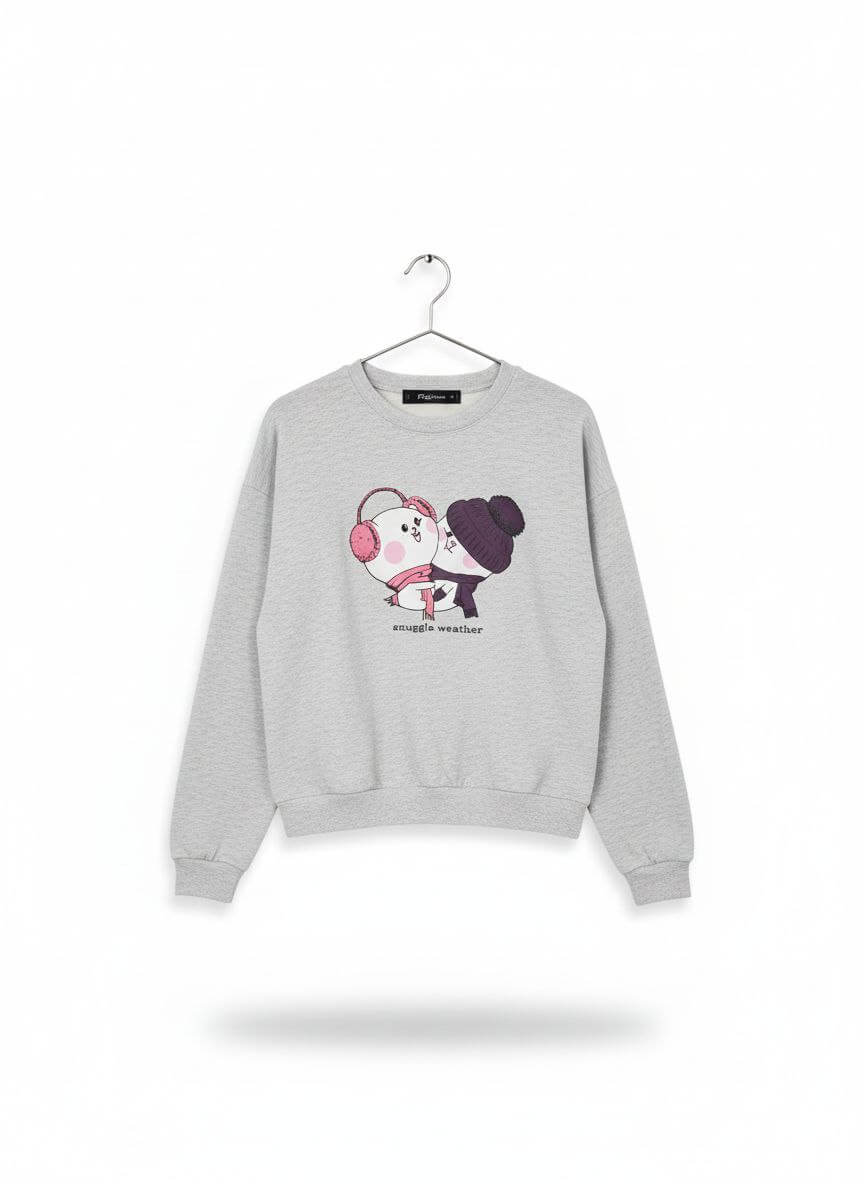 photo_2025-12-10_14-30-53 Sweat Femme Imprimé Hiver – Doux, Chaud & Confortable - Image 1