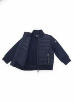 Blouson garçon matelassé – Bleu marine (2 à 5 ans) - Image 2