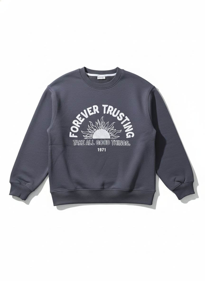 IMAGE 2025-12-01 23:37:24 Sweat imprimé fille – 3 couleurs - Image 1