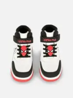 Baskets montantes garçon Spider-Man – Blanc, noir et rouge - Image 2