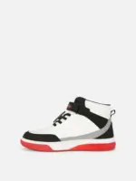 Baskets montantes garçon Spider-Man – Blanc, noir et rouge - Image 4