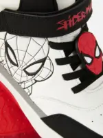 Baskets montantes garçon Spider-Man – Blanc, noir et rouge - Image 3