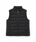 Gilet matelassé garçon noir sans manches (7 à 14 ans)