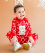 Pyjama de Noël enfant Père Noël – fille et garçon (2 à 12 ans) - Image 4