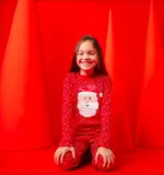 Pyjama de Noël enfant Père Noël – fille et garçon (2 à 12 ans) - Image 2