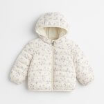 Doudoune fille imprimée – 4 couleurs (6 mois à 4 ans)