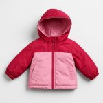 Veste chaude fille bicolore – Rose & Fuchsia