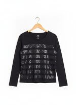 T-shirt manches longues imprimé pour fille - Image 5